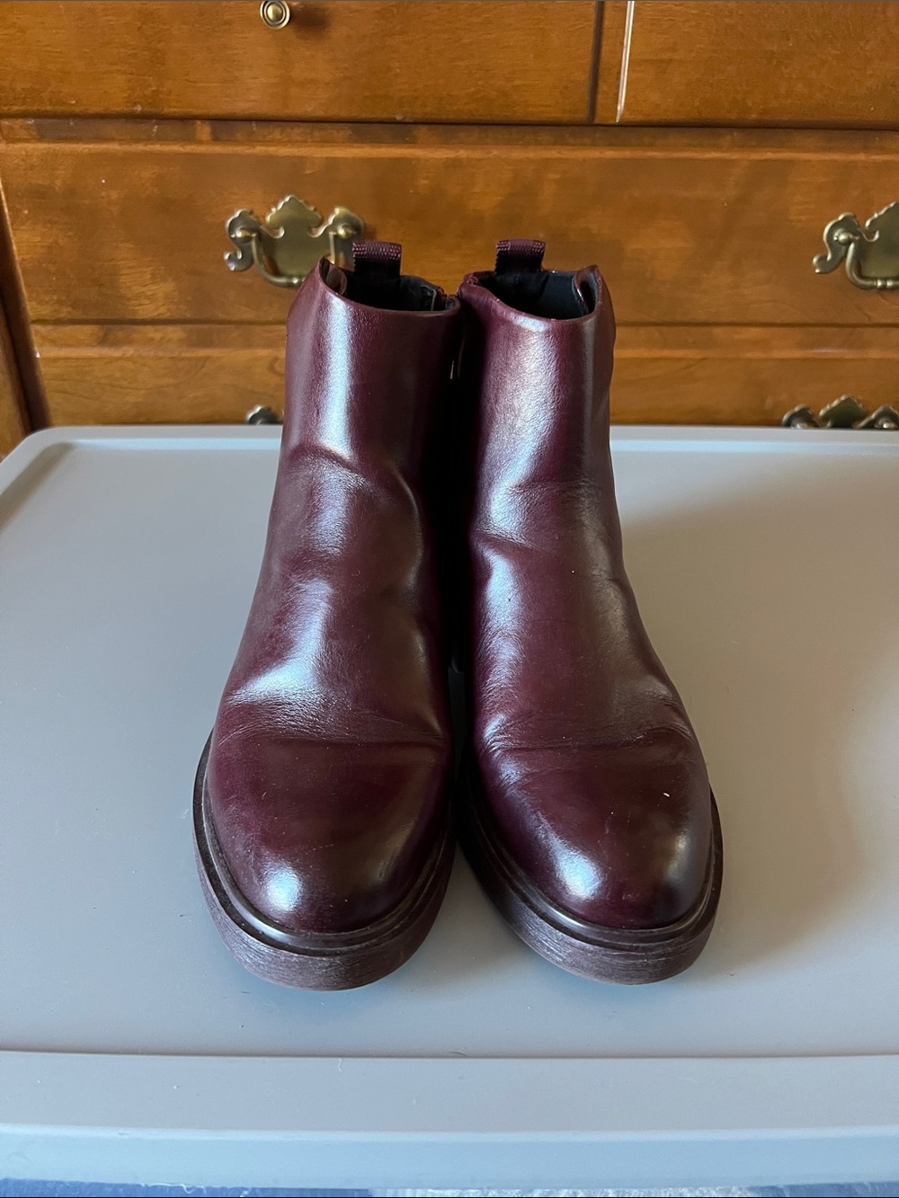 Franco Sarto Men's Chukka Boots in Burgundy